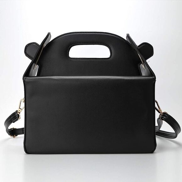 Chinese Tower Print Top-Handle Takeout Box Handbag - Picture 4 of 11